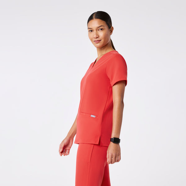 women's Hibiscus Casma - Three-Pocket Scrub Top™