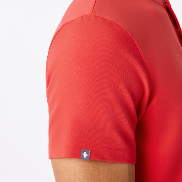 men's Hibiscus Corfield - Henley Scrub Top