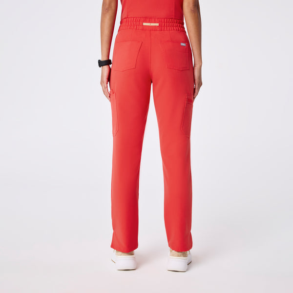 Women's Hibiscus Dowa High-Rise Straight-Leg - Petite Scrub Pant