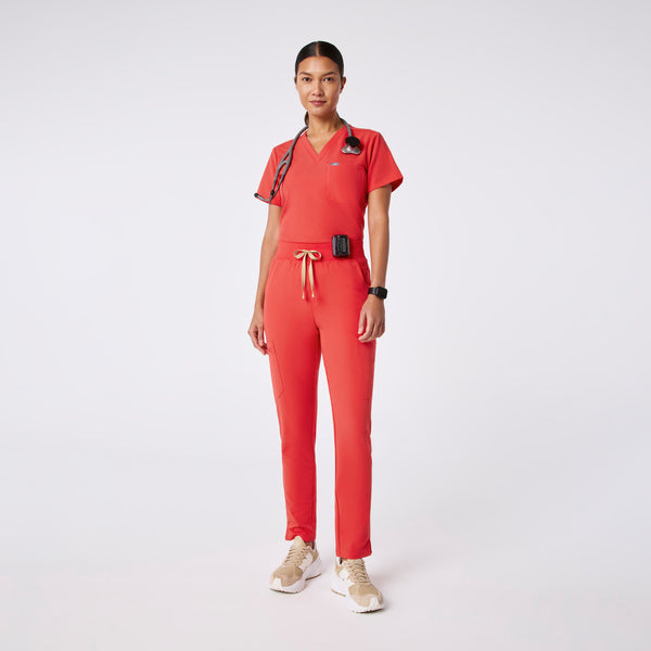 women's Hibiscus High Waisted Yola - Petite Skinny Scrub Pant™
