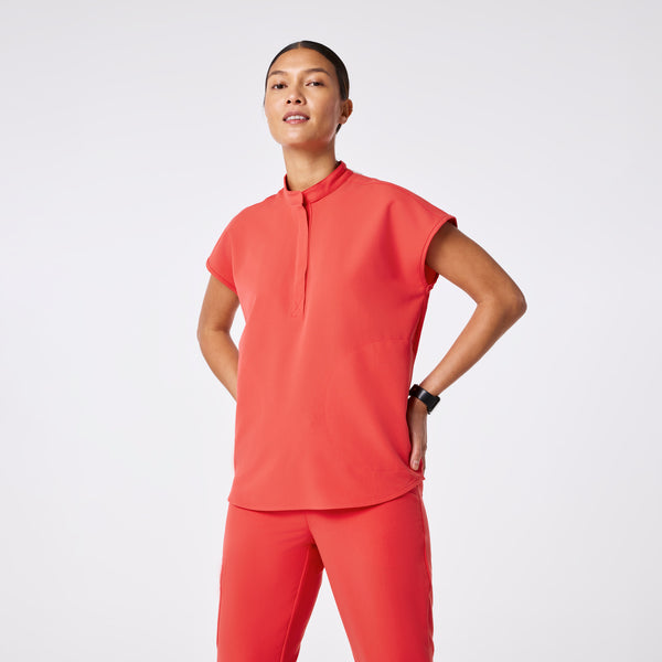 women's Hibiscus Rafaela - Oversized Scrub Top™