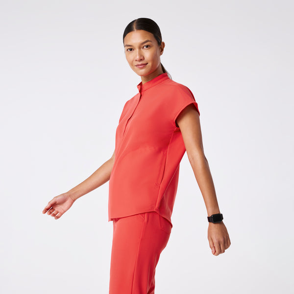 women's Hibiscus Rafaela - Oversized Scrub Top™