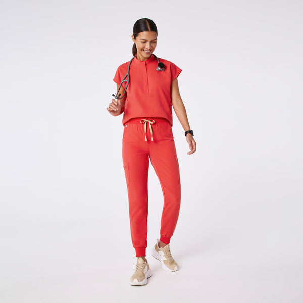 women's Hibiscus Rafaela - Oversized Scrub Top™