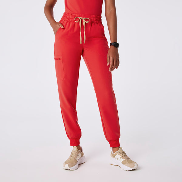 women's Hibiscus Uman Relaxed - Jogger Scrub Pant