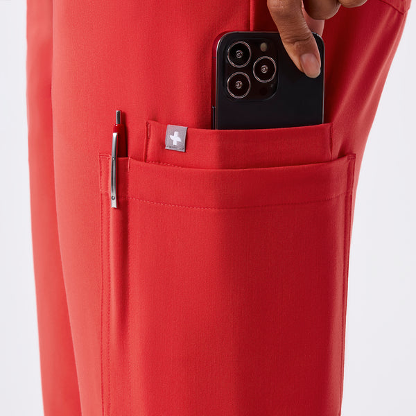 women's Hibiscus Uman Relaxed - Tall Jogger Scrub Pant