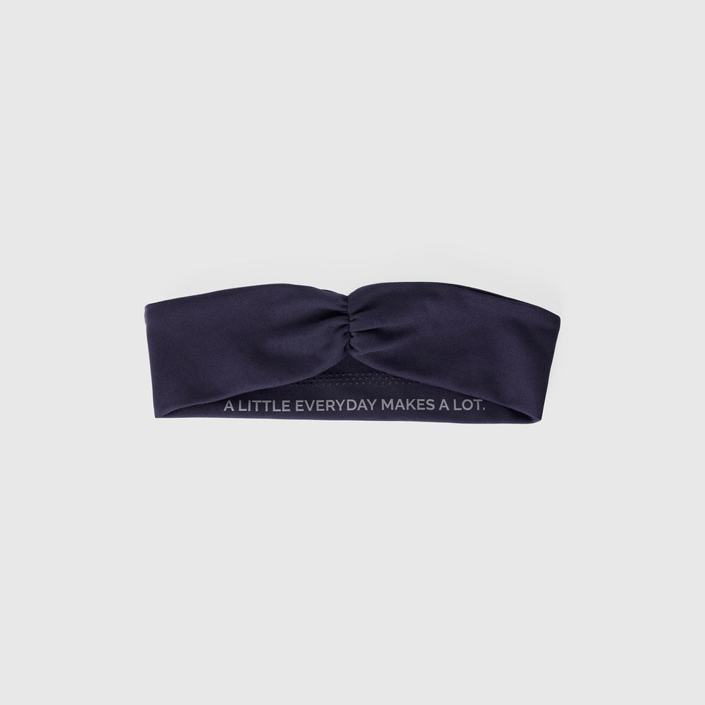 Navy Cinched Headband