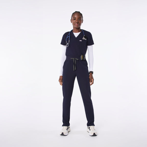 women's White Salta Seamless Cropped - Longsleeve Underscrub