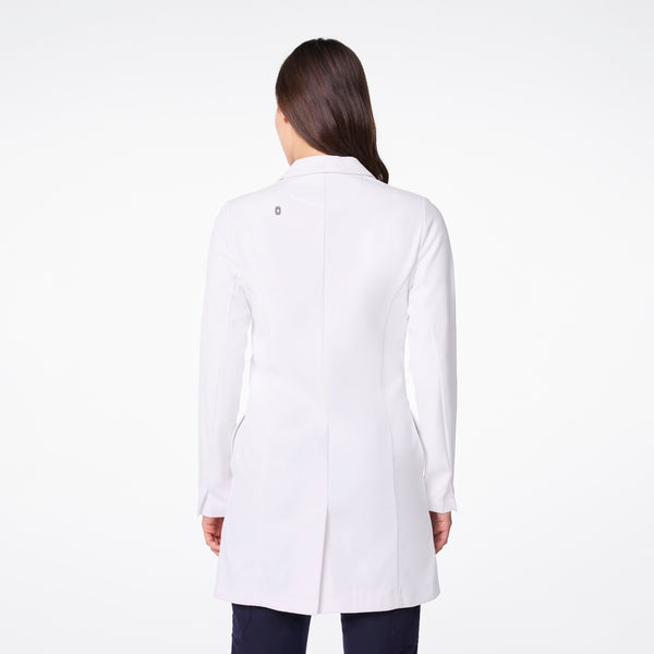 Women's White Bellevue - Slim Long Lab Coat