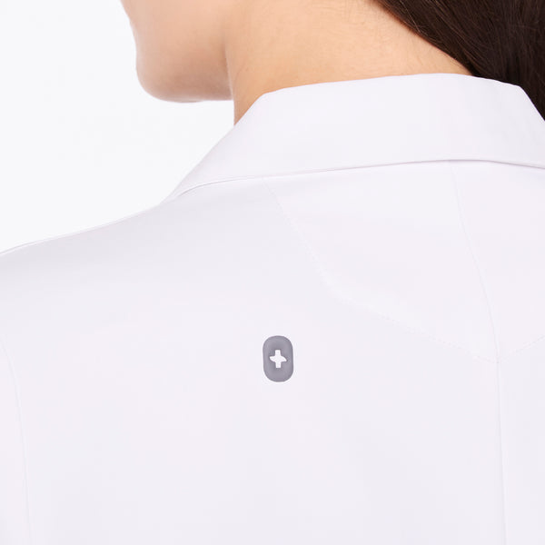 Women's White Bellevue - Slim Long Lab Coat