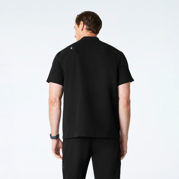 men's Black Dayton ¼ Zip - Scrub Top