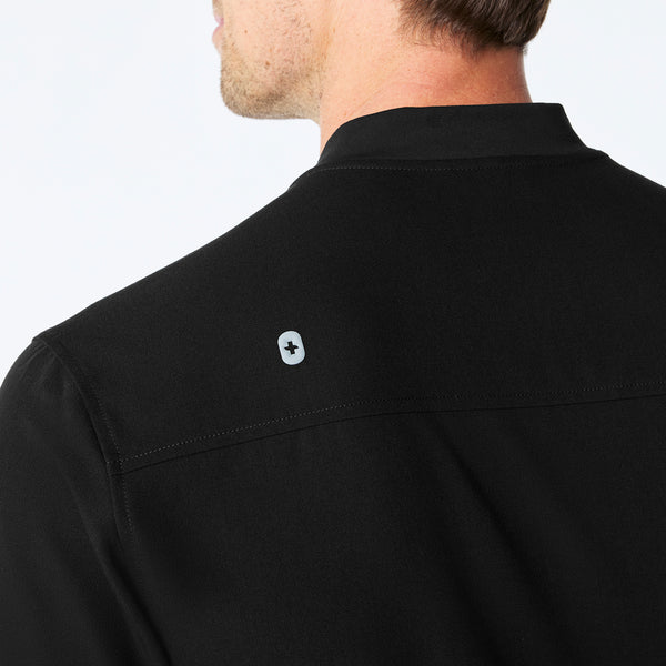 men's Black Dayton ¼ Zip - Scrub Top