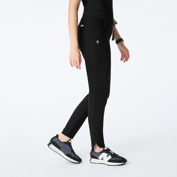 women's Black Michele Slim Tapered - Scrub Pant