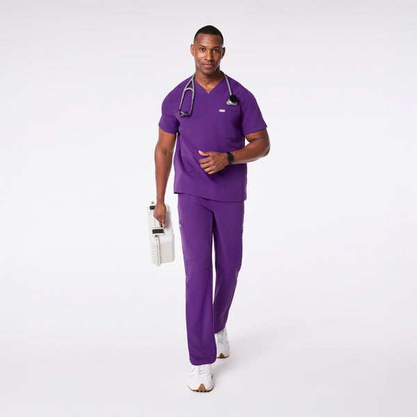men's Digital Grape Chisec - Three-Pocket Scrub Top™