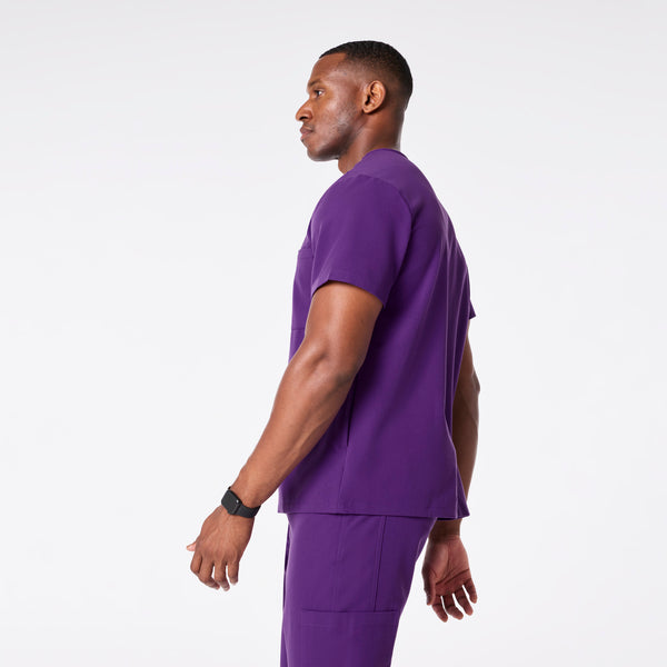 men's Digital Grape Chisec - Three-Pocket Scrub Top™