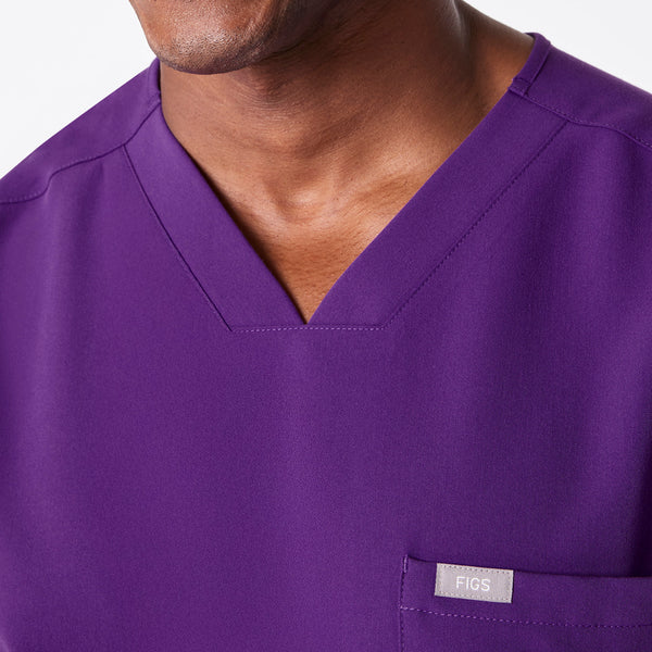 men's Digital Grape Chisec - Three-Pocket Scrub Top™