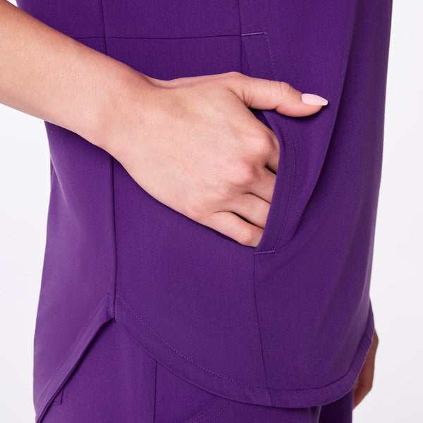 Women's Digital Grape Montex Relaxed Scrub Top