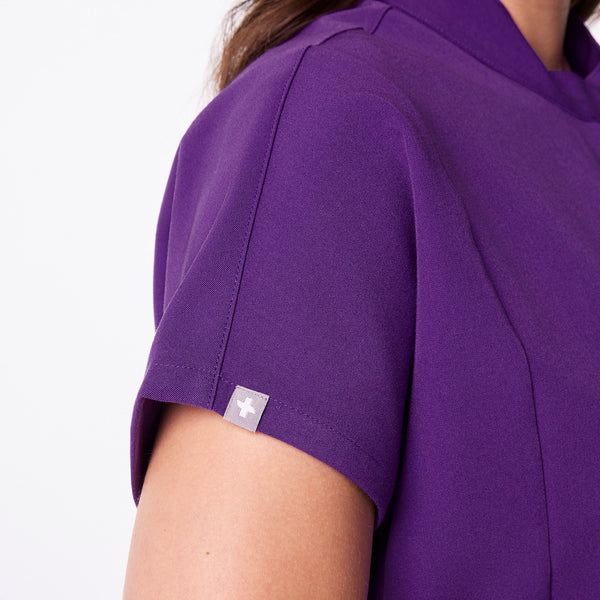 Women's Digital Grape Montex Relaxed Scrub Top