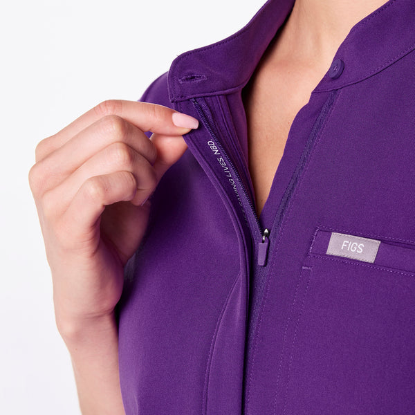 Women's Digital Grape Montex Relaxed Scrub Top