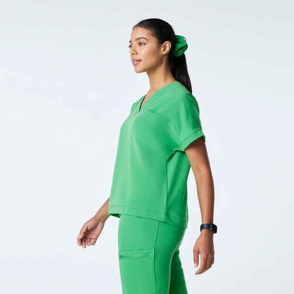 women's Emerald Carlota Relaxed V-Neck - Scrub Top