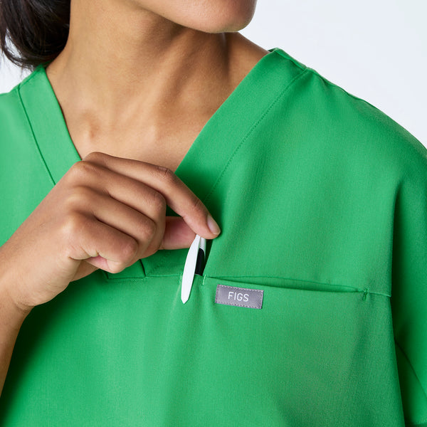 women's Emerald Carlota Relaxed V-Neck - Scrub Top