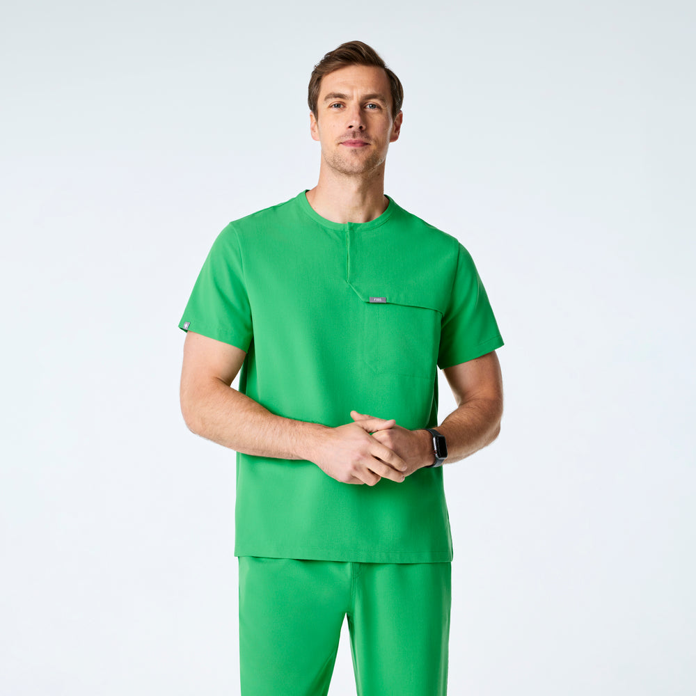 men's Emerald Corfield - Henley Scrub Top