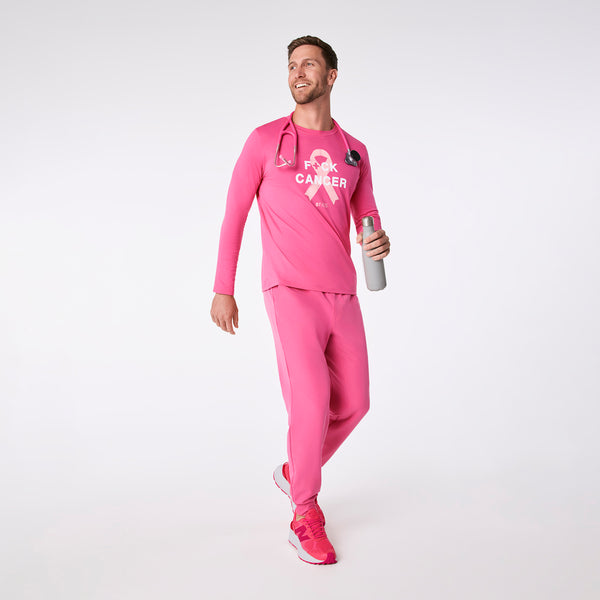 men's F'ing Pink BCA Ribbon Supersoft - Longsleeve Underscrub