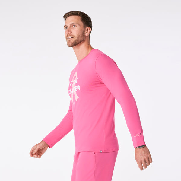 men's F'ing Pink BCA Ribbon Supersoft - Longsleeve Underscrub