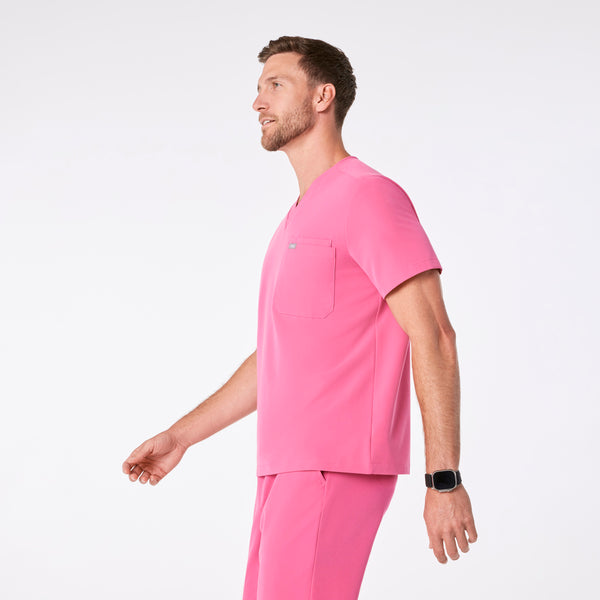 men's F'ing Pink Leon - Three-Pocket Scrub Top™
