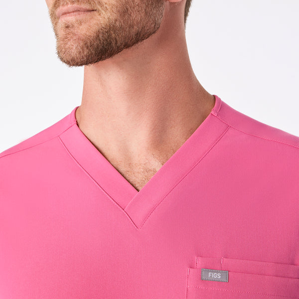 men's F'ing Pink Leon - Three-Pocket Scrub Top™