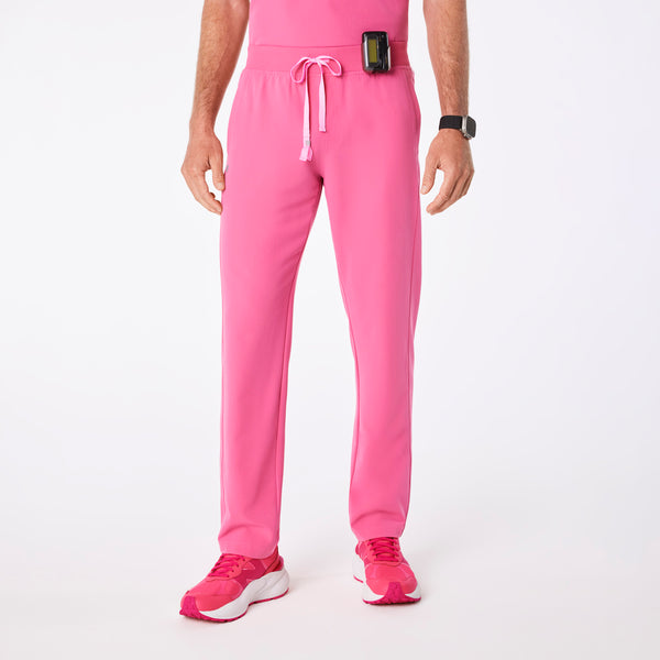 Men's F'ing Pink Roca Straight-Leg - Short Scrub Pant
