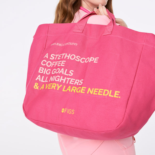 F'ing Pink A Very Large Needle Tote