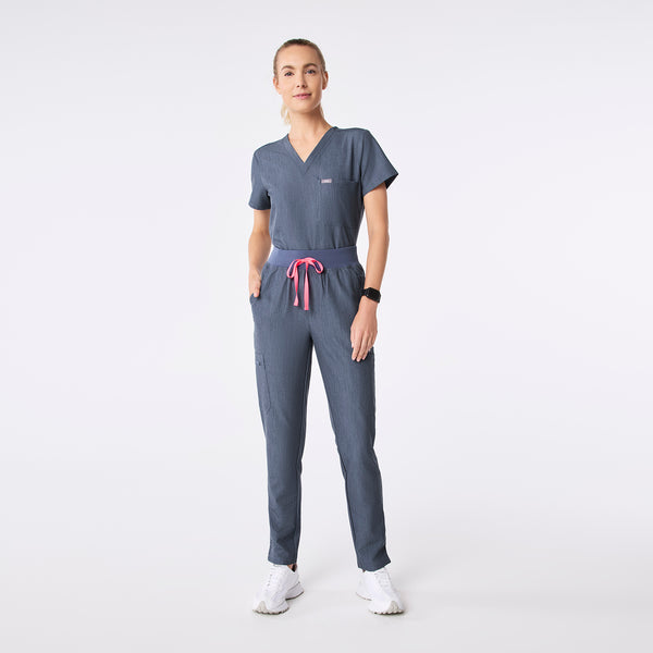 women's Heather Denim High Waisted Yola - Skinny Scrub Pant™