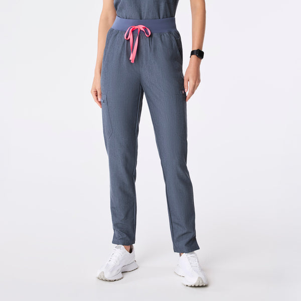 women's Heather Denim High Waisted Yola - Tall Skinny Scrub Pant™