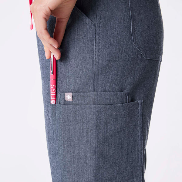 women's Heather Denim High Waisted Yola - Skinny Scrub Pant™