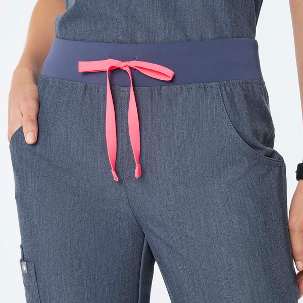 women's Heather Denim High Waisted Zamora - Jogger Scrub Pant™