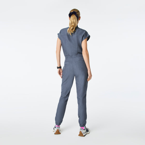 women's Heather Denim Rafaela Cargo Jogger - Tall ScrubJumpsuit™