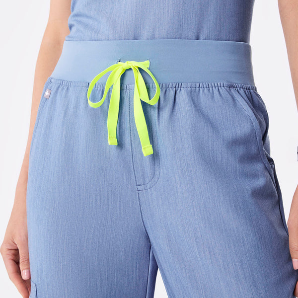 women's Heather Indigo High Waisted Zamora - Tall Jogger Scrub Pant™