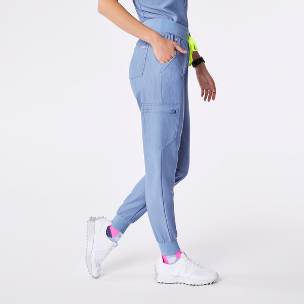 women's Heather Indigo High Waisted Zamora - Tall Jogger Scrub Pant™