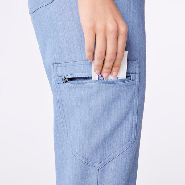 women's Heather Indigo High Waisted Zamora - Tall Jogger Scrub Pant™