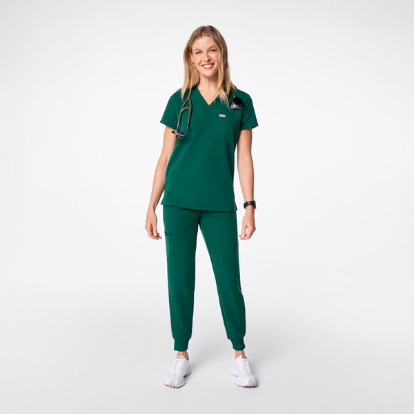 women's Hunter Green Catarina - One-Pocket Scrub Top™