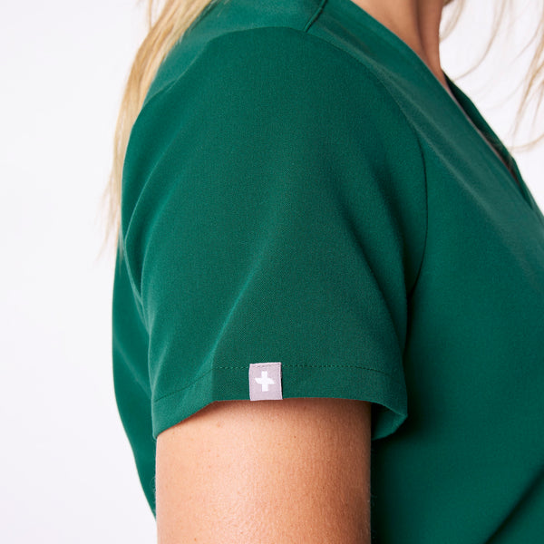 women's Hunter Green Catarina - One-Pocket Scrub Top™
