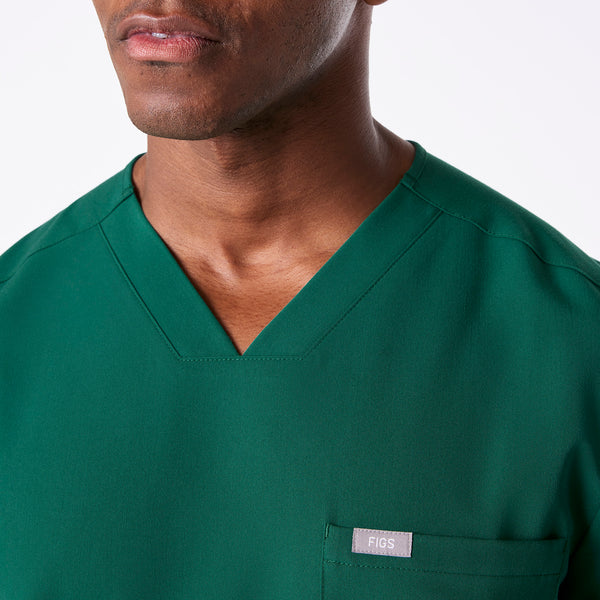 men's Hunter Green Chisec - Three-Pocket Scrub Top™