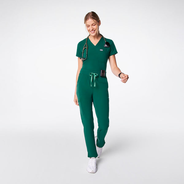 women's Hunter Green High Waisted Yola - Skinny Scrub Pant™