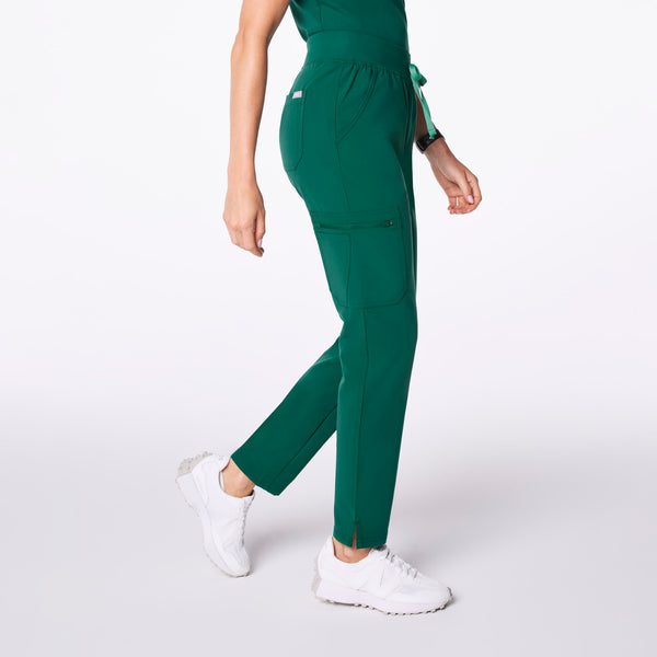 women's Hunter Green High Waisted Yola - Tall Skinny Scrub Pant™