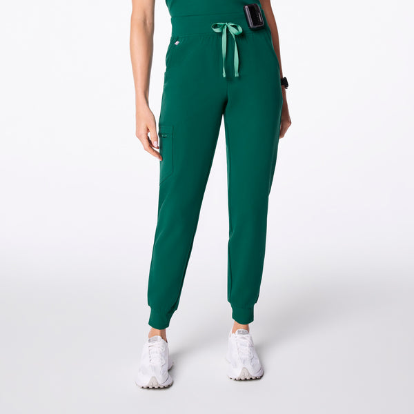 women's Hunter Green High Waisted Zamora - Tall Jogger Scrub Pant™