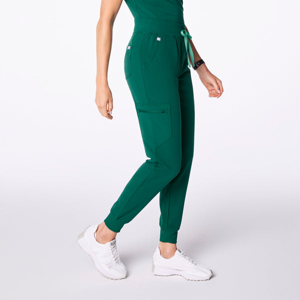 women's Hunter Green High Waisted Zamora - Jogger Scrub Pant™
