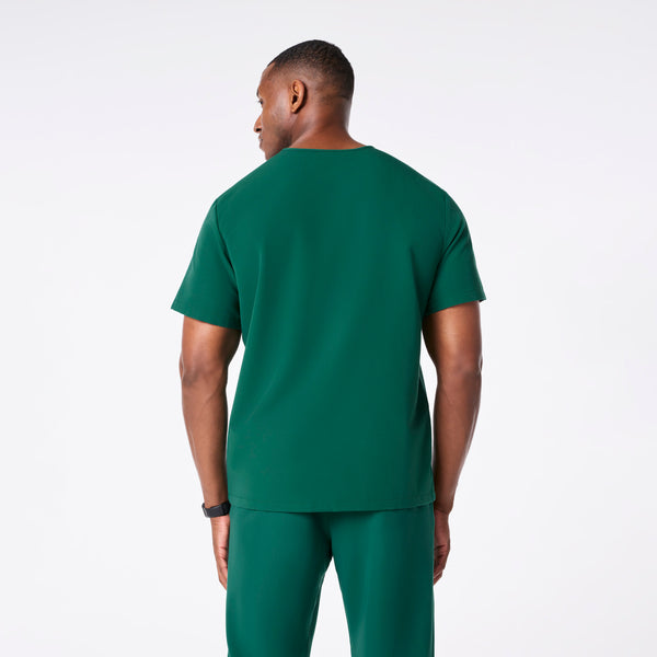 men's Hunter Green Leon - Three-Pocket Scrub Top™