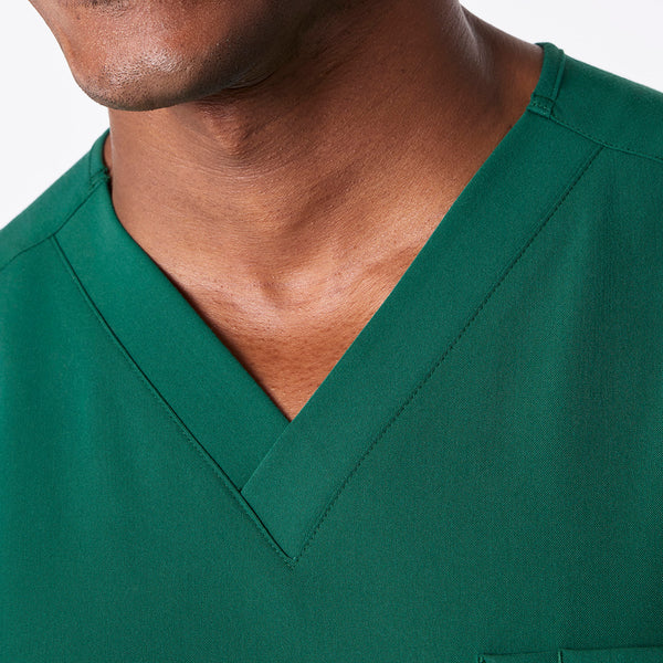 men's Hunter Green Leon - Three-Pocket Scrub Top™