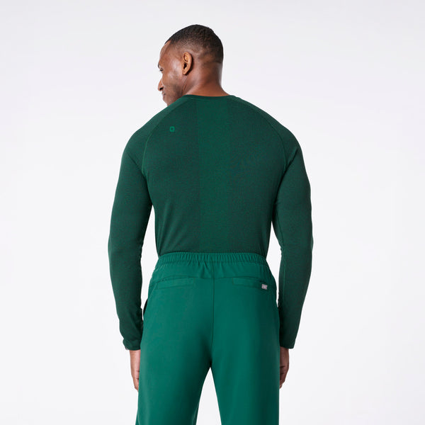 men's Hunter Green Makato Seamless - Longsleeve Underscrub