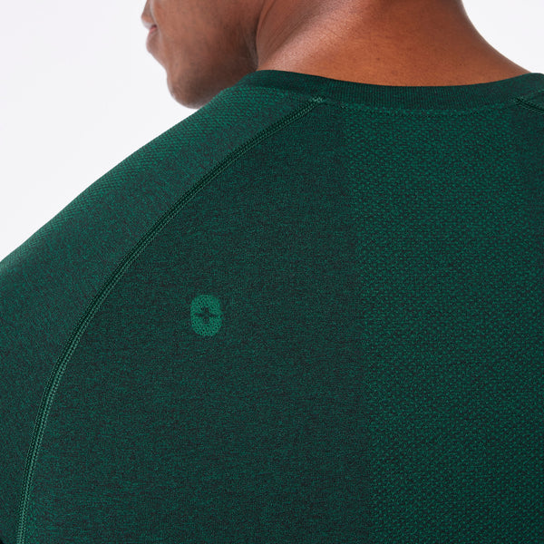 men's Hunter Green Makato Seamless - Longsleeve Underscrub